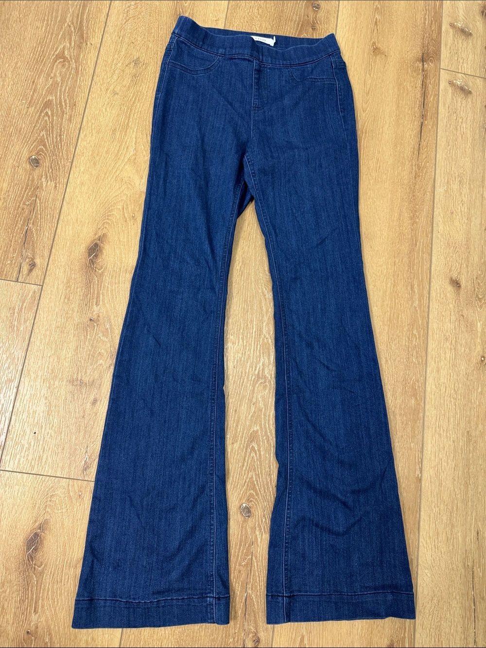 Cello Dark Blue High-Rise Flare Jeans